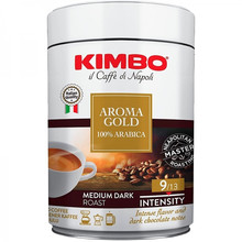Кофе «Kimbo» Aroma Gold, Кимбо Арома Голд молотый, 250г, банка