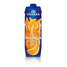 Сок CHABAA Апельсиновый VALENCIA 1л