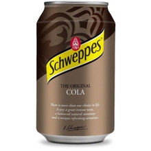 Газированный напиток Швепс Кола Schweppes ж/б Cola 0.33 л