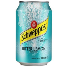 Газированный напиток Швепс Биттер лемон Schweppes ж/б Bitter 0.33 л