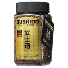 Кофе Бушидо Bushido ф-з арабика Katana Gold 24 karat 100гр (cтекло)