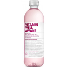 Напиток «Vitamin Well» Awake Малина, 0.5л