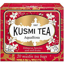 Kusmi tea «AquaRosa» Red fruits, hibiscus, black berries, USDA Organic, Саше