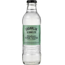 Напиток Тоник «Franklin & Sons» Elderflower With Cucumber Tonic Water, Бузина, Огурец, 0.2л
