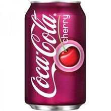 Напиток Кока-Кола «Coca-Cola» Cherry 0.33 л со вкусом вишни ж/б