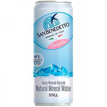 Минеральная вода San Benedetto, Сан Бенедетто 0.33 ж/б, негазированная