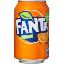 Газированный напиток «Fanta Orange», 0.33л, ж/б