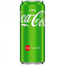 Газированный напиток «Coca-Cola» Lime, Кока Кола Лайм, 330мл, банка