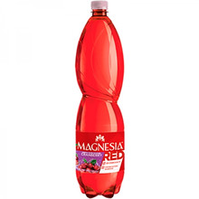 Минеральная вода «Magnesia Red Сranberry» Магнезия Рэд Клюква 1,5л с газом