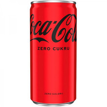 Газированный напиток «Coca-Cola» Zero Sugar, Кока Кола 0.2л. без сахара, банка