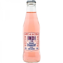 Тоник «Indi» Organic Strawberry Tonic, Инди Органический Тоник Клубника, Бузина, Цитрусовые (USDA Organic) 0.2л, стекло