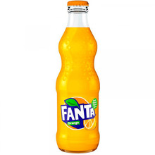 Газированный напиток «Fanta» Orange, Фанта Апельсин 0.33л, стекло