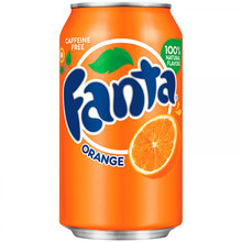 Газированный напиток «Fanta» Orange, Фанта Апельсин 0.355л, ж/б