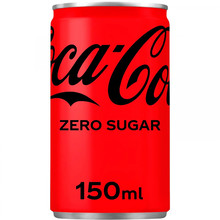 Напиток Coca-Cola Zero Sugar no calories, Кока Кола Зеро Сугар 0.15л. банка