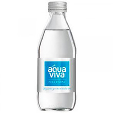 Минеральная лечебная вода Aqua Viva, Аква Вива 0.25л. без газа, стекло