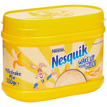 Какао «Nesquick» Banana Flavour and Vitamin D, Несквик Банан 300г, пластик
