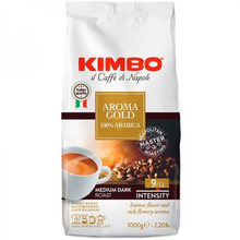 Кофе «Kimbo» Aroma Gold, Кимбо Арома Голд зерно, 1кг, пакет