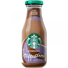 Напиток кофейный «Starbucks» Frappuccino Creamy Mocha Delight, Старбакс Фраппучино Мока 0.25, стекло