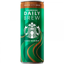 Напиток кофейный «Starbucks» Daily Brew Chocolate, Старбакс Дейли Брю 0.25, банка