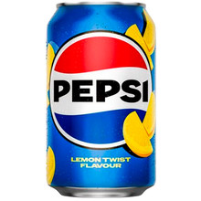 Газированный напиток «Pepsi» Lemon Twist Flavour, Пепси Лимон Твист 0.33л, банка