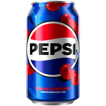Газированный напиток «Pepsi» Wild Cherry, Пепси Дикая Вишня 0.355л, банка