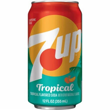 Напиток «7Up» tropical, Cевен Ап Тропикал 0.355л. банка