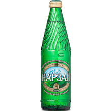 Минеральная вода природная питьевая «Нарзан» 0.45, с газом, стекло