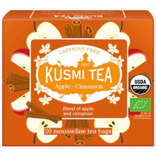 ай травяной Kusmi tea «Apple - Cinnamon», Кусми, Тизан, Яблоко, Корица (BIO, Organic Tea) (20шт)