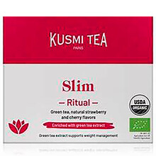 Чай зеленый Kusmi tea «Slim Organic», Кусми, Клубника, Вишня (BIO, Organic Tea) (18шт)