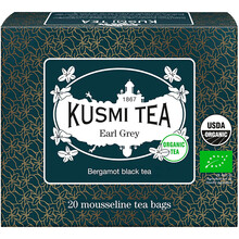 Чай черный Kusmi tea «Earl Grey», Кусми Саше Бергамот (20шт) 44гр. (BIO, Organic Tea)