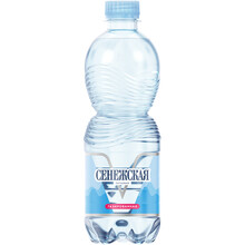 Минеральная вода «Сенежская» 0.5, c газом, пэт