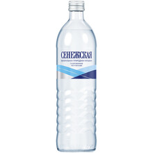 Минеральная вода «Сенежская» 0.75л, с газом, стекло