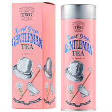 Чай черный «TWG» Earl Grey Gentleman Tea, ТВГ Эрл Грей Джентльмен, Бергамот 100гр. туба