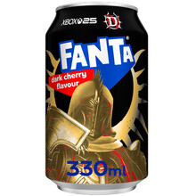 Газированный напиток «Fanta» Dark Cherry, Фанта Темная вишня 0.33л, банка (Великобритания)