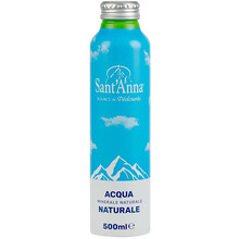 Минеральная вода «Sant'Anna» Naturale, Сант Анна Натурале 0.5л*12 шт, без газа, алюминиевая бутылка