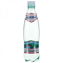Минеральная вода BORJOMI БОРЖОМИ 0.5 л пластик газированная