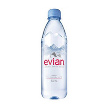 Минеральная вода Evian Эвиан 0.5 л пластик без газа