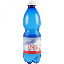 Минеральная вода Лауретана Lauretana Blue 0.5 л газированная пэт