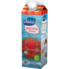 Кисель Valio Малина с витамином С,0%,0,95л
