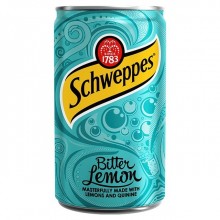 Газированный напиток Швепс Биттер Лемон Schweppes ж/б Bitter Lemon 0.15 л
