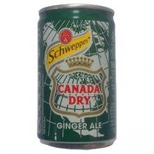 Газированный напиток Швепс Имбирь Schweppes ж/б Ginger Ale 0.15 л