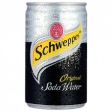 Газированный напиток Швепс Сода Schweppes Soda Water 0.15 л ж/б